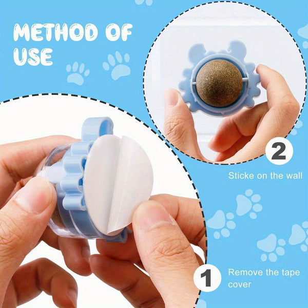 3pcs Interactive Rattan Cat Toy, Ball-Shaped, Chew And Play, Dental Health And Teeth Cleaning | Indoor Cats, All Breeds | Natural Rattan Material, Cat Plaything|Interactive Cat Toy|Durable Cat Toy, Without Battery