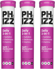 Phizz Electrolytes, Multivitamin & Hydration Tablets - 20 Effervescent Rehydration Electrolyte Tablets - 18 Vitamins & Minerals, Vitamin C, Vegan, Vegetarian & Low Calorie (Orange, 20 Count)