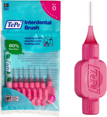 Tepe Interdental Brush, Original, Yellow, 0.7Mm/Iso 4, 8Pcs, Efficient Cleaning between Teeth, Plaque Remover and Dental Flosser for Small Gaps