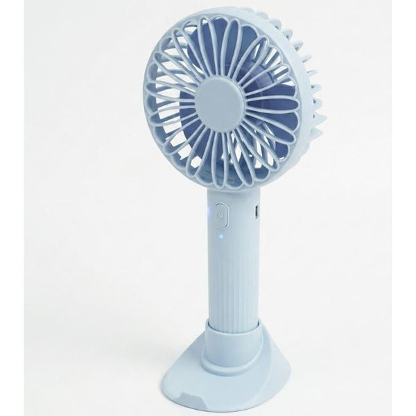 Hand Held Fan Rechargeable Plastic Electric Portable Powerful USB Battery Cooler Cool Summer Fan 3 Speeds