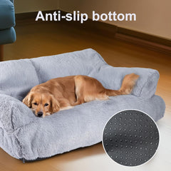 Cat Sofa 66x48x33cm Cat Couch Bed Pet Size 15-20 Stylish Cats Bed Catties Fluffy and Soft Catd Sofa Beds Small Dog Sofas Beds for Dogs and Cats for Small and Medium Dogs
