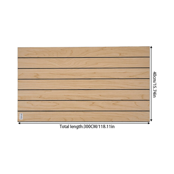 1pc 3D Imitation Wood Grain Grille Wall Panels, 300*40cm, Self-adhesive Vertical Stripe Wall Stickers, Peel and Stick, TV Background Decoration Stickers for Bedroom and Living Room, Kitchen and Bathroom Wall Renovation Stickers, Ideal for Renovating Livin