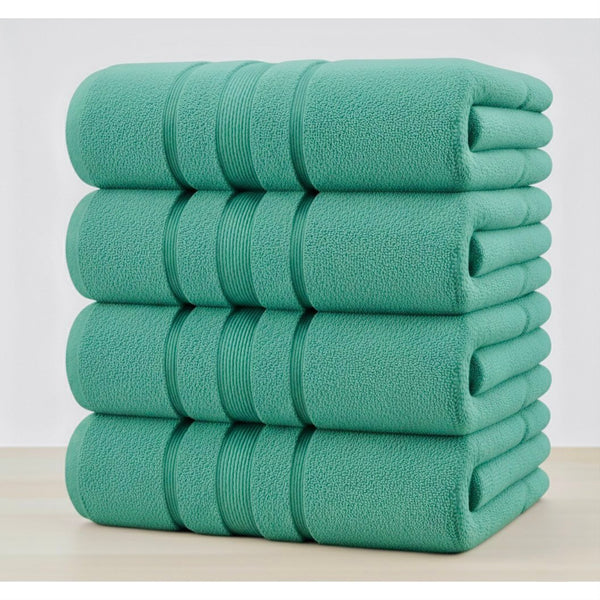4X Bath Sheets 80x155CM Pure Cotton Big Size Large Bathroom Towels Set Quick Dry Soft Bath Towels