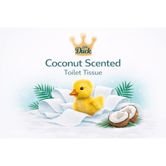 18 Rolls Toilet Paper – Coconut Scented Bulk Pack – Soft & Strong 3 Ply – Fresh & Long Lasting