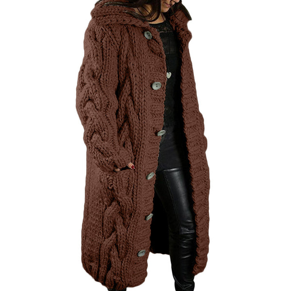 2025 New Fashionable Loose Cardigan for Women in Europe And America, Casual Long Sweater Jacket