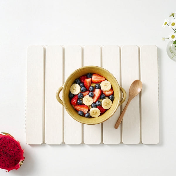 Stone Kitchen Countertop Drain Mat, Foldable Diatomaceous Earth Dish Drain Mat, Suitable for Bowls, Plates, And Cups, 40 X 30 Cm