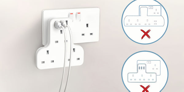 UK Plug Power Outlet with 3 USB Ports & 3250W Max Power - Fast Charging Adapter, Heavy-Duty UK Socket for Home, Office, Travel - Compatible with UK, Qatar, Singapore, Malaysia - Compact Design with Overload & Short Circuit Protection - Ideal for Chargers,