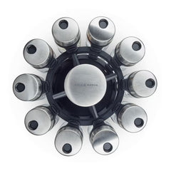 Cole & Mason 20 Jar Filled Spice Rack Carousel