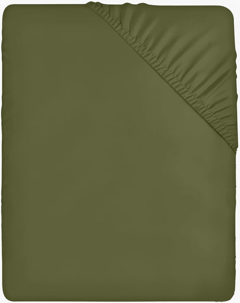 Utopia Bedding Fitted Sheet Double, Grey - Deep Pocket 14 Inch (35 Cm) - Easy Care - OEKO-TEX Certified - Soft Brushed Microfibre Fabric - Shrinkage and Fade Resistant - Bottom Sheet