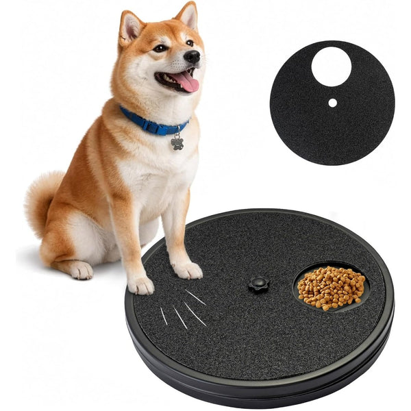 Multifunctional Dog Nail Scratch Pad Dog Nail Grinder Alteractive, Interactive Dog Food Dispenser Plate Toy, Dog Training Plate Bowl