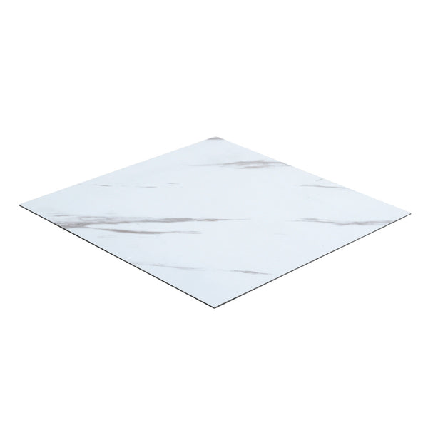 5m² 24pcs PVC Marble Effect Peel and Stick Flooring Planks Flooring Stickers Silent Tile Floorboard Self-adhesive Floor Tiles 2mm Thick Wear-resistant Layer 0.07mm, Waterproof Plank Wall Plank Simulated for Bedroom Kitchen Living Room 18 X 18 Inch 5m²