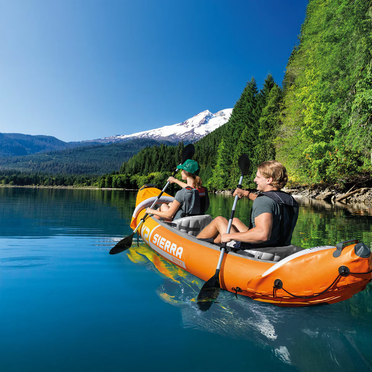 Intex Sierra K2, 2 Person Inflatable Kayak Set