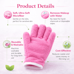 Make Up Remover Gloves Skincare Products For Women Sensitive Skin Wet Wipes Make Up Remover Pads Make Up Remover Products Make Up Remover Wipe for Eyes Facial Sponges Your Face Sensitive Wipes Soft Microfiber Towel Suitable For Women Clean Girl Accessorie