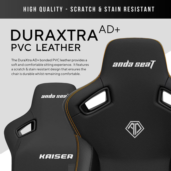 Anda Seat Kaiser Series 3 Extra Large Gaming Chair, Black