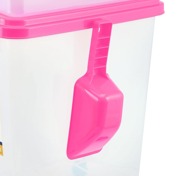 Taylor & Brown 3-Piece 50L Airtight Pet Food Storage Container Combo with Scoop and Treat Box for Dog Cat and Bird Food, Keep Pests Out, Translucent Body, Easy Mobility