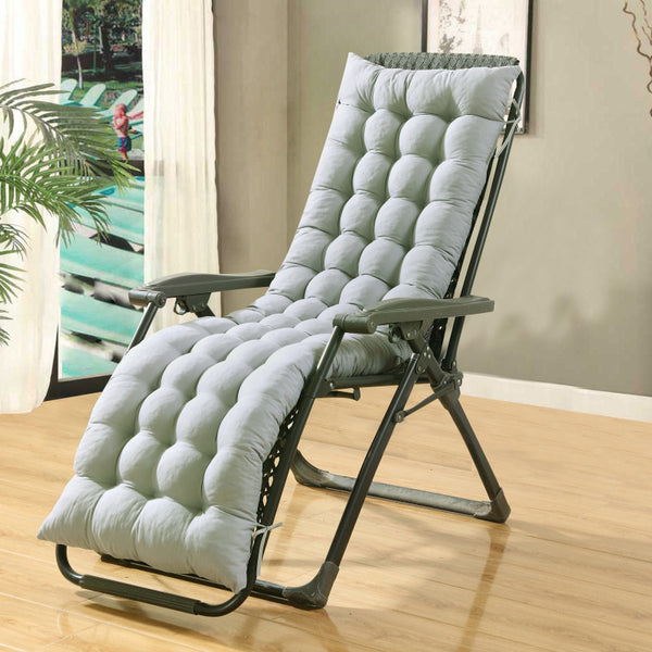 Garden Bench Cushion Chair Cushion, Sun Lounger Cushion Pads 160*50*8cm Thick Garden Recliner Chair Replacement Anti-Slip Cushion Sunbed Cushion 2 3 Seater Seat Pad for Porch Swing Patio Lawn Various Colour Options