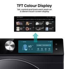 Hisense DH7S107BB, 10Kg Heat Pump Dryer A+++ Rating in Black