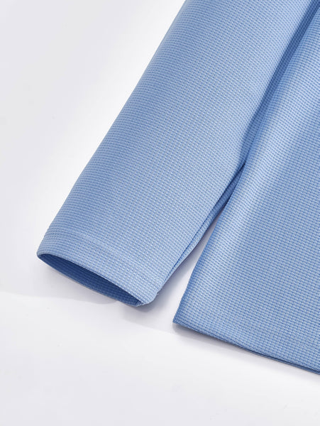 Men's 2pcs Set: Long-Sleeve Shirt and Drawstring Pants - Clean, Comfortable, Breathable