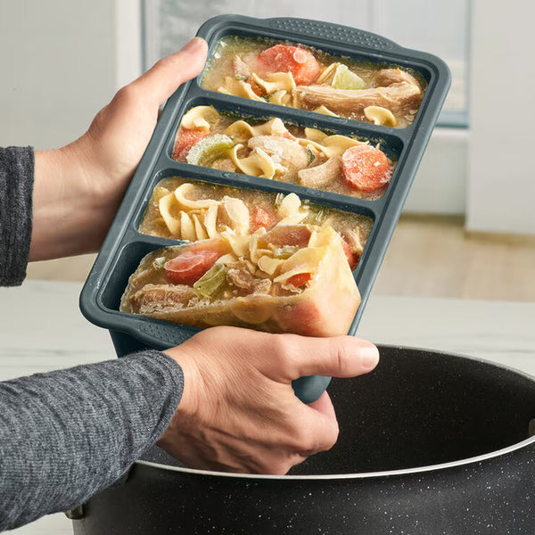 MIU Silicone Freezer Tray, 5 Piece Set in Grey