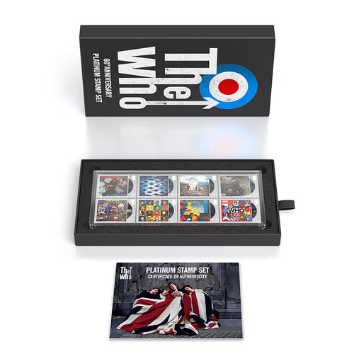 Royal Mail® the Who Limited Edition Platinum Stamp Set