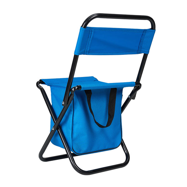 1PC Folding Chair with Storage, Foldable Fishing Seat Lightweight Chair, Portable Chair Home, Small/Large More Colors