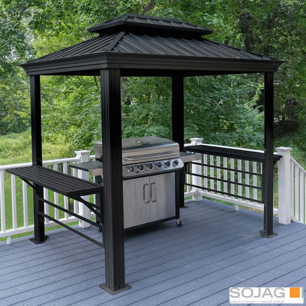 Sojag Monaco 6Ft X 8Ft (1.8 X 2.4M) BBQ Grilling Pavilion