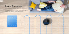 Lubluelu SL60 MAX Robot Vacuum Features a 2.5L Self-Emptying Station, Providing 60 Days of Hands-Free Cleaning. It Boasts a Powerful 4500 Pa Suction, Functions As Both a Vacuum Cleaner And Mop, Includes 24 No-Go Zones