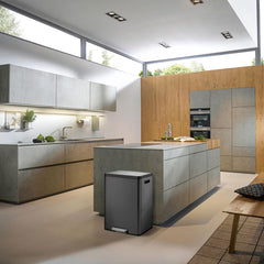 EKO Ecocasa II 60L Recycling Bin in Matte Black