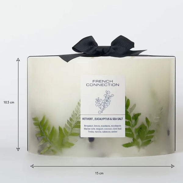 French Connection Botanical 1.5Kg Candle in Vetivert, Eucalyptus & Sea Salt