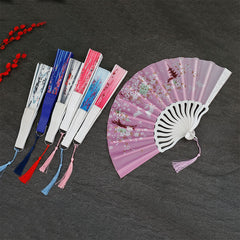 Folding Fan Hand Held Bamboo Fan Chinese Style Wedding Party Dance Fans hot