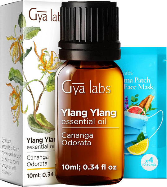 Gya Labs Rose Essential Oils for Skin - 100% Pure Natural Rose Oil for Face, Hair, Diffuser, Perfume & Candle Making Scent Aromatherapy (10Ml)