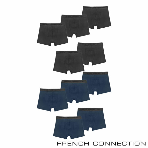 French Connection Men'S Modal Boxer 5 Pack