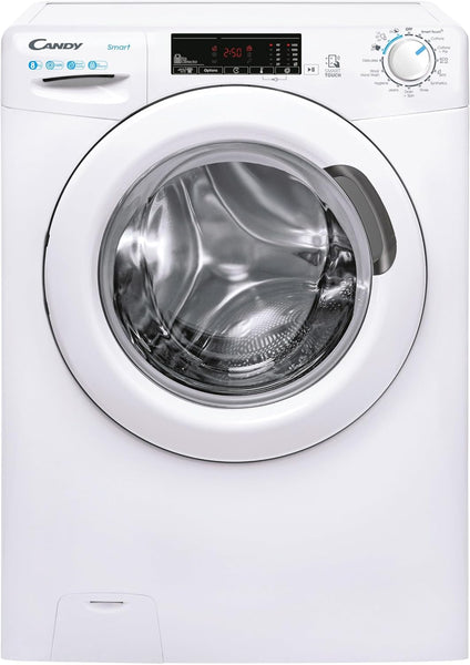CANDY Quick Pro Washing Machine, 10Kg Wash, 1400 RPM, A-20 Energy Class, 16 Programmes, Pro Active Wash, Builtto Last, White-White, 55X60X85 Cm - GD 4108-80
