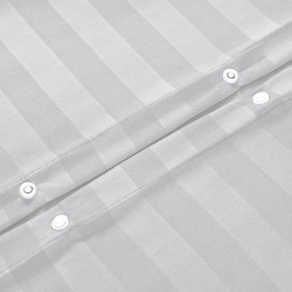 3pcs Lightweight Stripe Duvet Cover Set – Soft Breathable Microfiber Bedding Set, Cool Fresh Spring Summer Design, Easy Care, Includes 2 Free Pillowcases, All seasons use