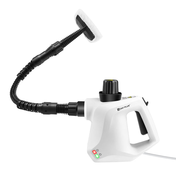 Steam Cleaner Handheld, Steamer for Cleaning, 2.5m Power Cord, Steam Gun, Multi-Purpose Steamer with 7 Accessory Kit for Sofa, Kitchen, Tile, Curtains, Carpets, Window (White)