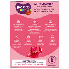 Bassetts Strawberry Multivitamin 3-6 Years, 5 X 30 Count