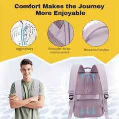 40X20X25Cm Cabin Backpack, Camping Backpack, Ryanair Carry-On Luggage, Travel Bag for Business, Accommodates 14' Laptop, Under- Cabin Bag, Complies with Airline Boarding Size Standards, Carry-On Bag for Air Travel, Rucksack