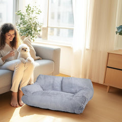Cat Sofa 66x48x33cm Cat Couch Bed Pet Size 15-20 Stylish Cats Bed Catties Fluffy and Soft Catd Sofa Beds Small Dog Sofas Beds for Dogs and Cats for Small and Medium Dogs