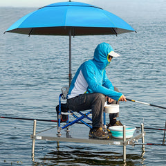 Outdoor Sun Umbrella - Lightweight Foldable Manual Open | Suitable For Camping, Beach, Fishing, And Picnic | Fashionable Patio Accessory | Durable Outdoor Gear, Garden Umbrella
