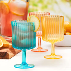 Pandex Acrylic Stacking Tumblers, 355Ml, 8 Pack