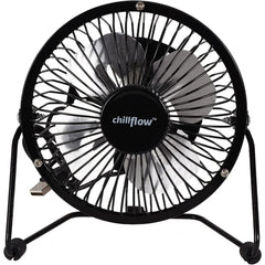 4 Inch USB Desk Table Shelf Fan Portable Personal Adjustable 360° Tilting Tilt Electric Air Cooling Home Office Fan