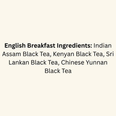 English Breakfast Tea - Loose Leaf Black Tea - Premium 100g Pack (40–50 Cups) - Smooth, Rich & Full-Bodied