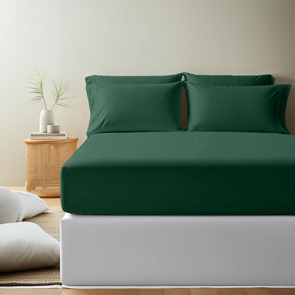 40cm Extra Deep Fitted Sheet, All seasons Bedding Ultra Soft Breathable Microfiber Bedding, Wrinkle-Free, Machine Washable, Hotel Quality All Sizes Available