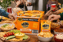 Jacob'S Mini Cheddar'S Original, with Real Cheese Snack Biscuits Crackers 8 x 6 Pack of 138g Each
