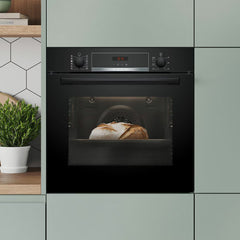 Bosch Series 4 HQA574BB3B Built in Single Oven, A+ Rated in Black