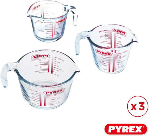 Pyrex 912S992/7041 Jug Set, Glass, Transparent