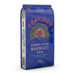 Peacock Finest Pure Basmati Rice, 20Kg