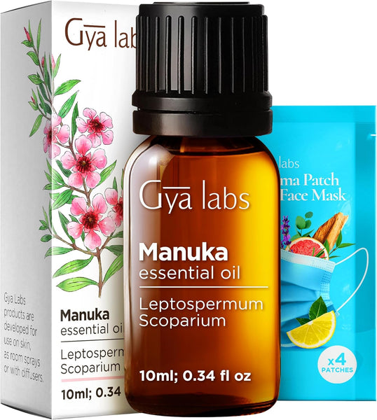 Gya Labs Rose Essential Oils for Skin - 100% Pure Natural Rose Oil for Face, Hair, Diffuser, Perfume & Candle Making Scent Aromatherapy (10Ml)