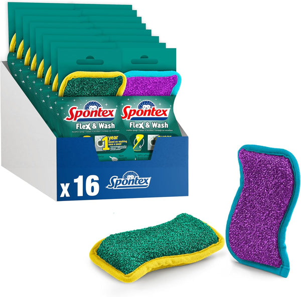 Spontex Microfibre Cloths for Cleaning | 8 Microfibre Collection Cleaning Cloths | for Use as Dusters, Dish Cloths & Kitchen Towels | 30 X 30Cm | Assorted Colours | 8 Count