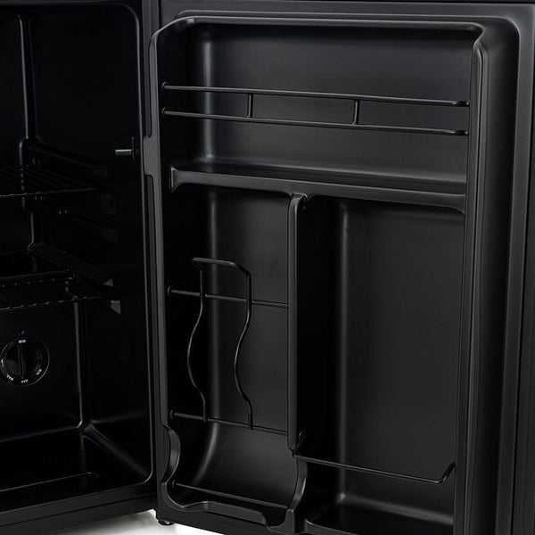 Subcold Cave60 LED Solid Door Beer Fridge for Wine & Drinks | Mini Chiller with Can Dispenser | 54 Cans (Black)